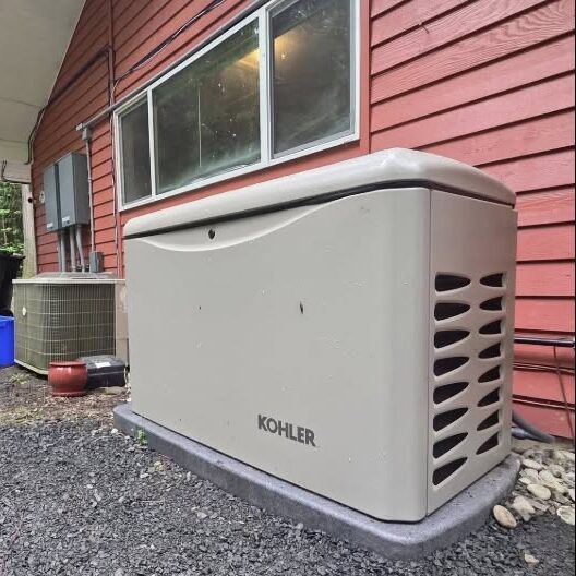 Whole-home standby generator installed by the licensed electricians at 253 Electric for reliable backup power during outages.