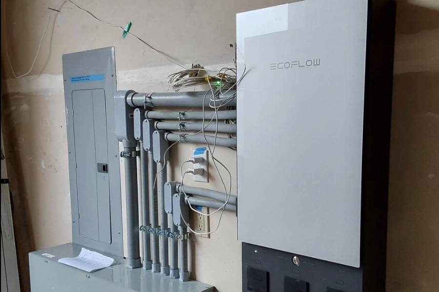 Smart electrical panel installed by 253 Electric, providing advanced energy monitoring and circuit management for a modern home in Pierce County, WA.
