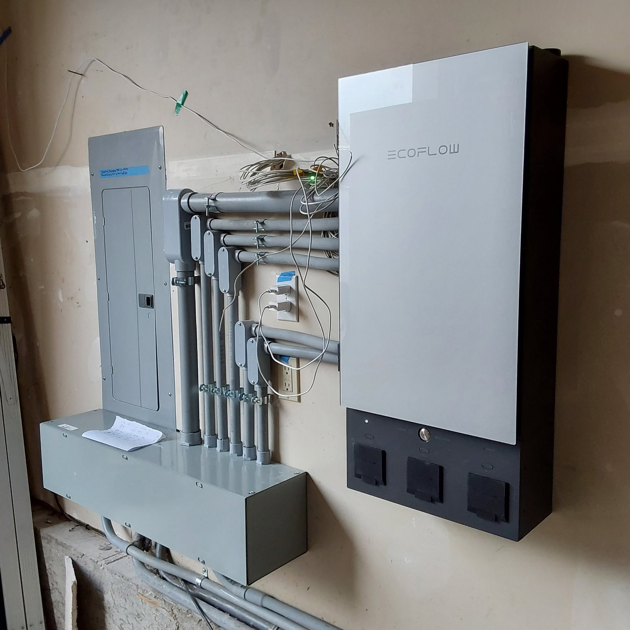 Smart electrical panel installed by 253 Electric, providing advanced energy monitoring and circuit management for a modern home in Pierce County, WA.