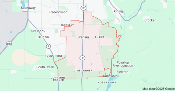 253 Electric service area map for Graham WA
